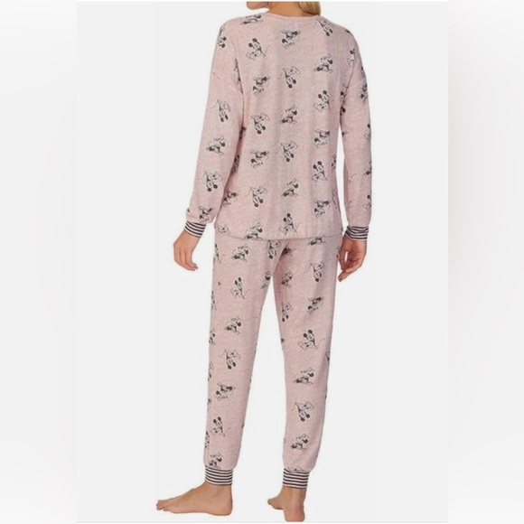 ✨Disney Mickey & Minnie Pink Pajama set - M - Picture 3 of 5